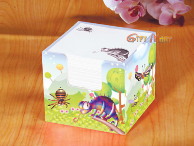簡易便條紙盒+便條紙(全彩客製化商品)