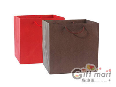 素色環保紙袋-28X28X25cm