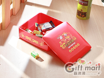 台灣製-節慶單層置物盒