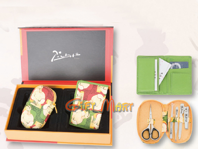 畢加索五件式修容組+名片夾禮盒