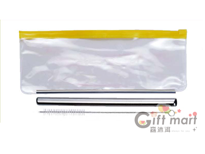 #304 吸管組(PVC拉鍊袋)