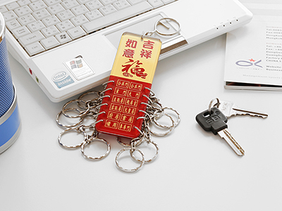 大長形廣告鎖圈