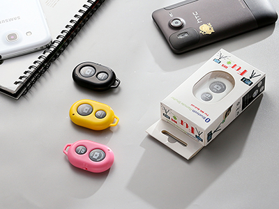 自拍神器手機藍芽遙控器