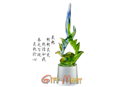 炙熱立體琉璃水晶