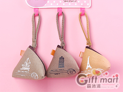 輕巧三角零錢包