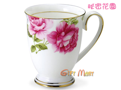 花朵造型骨瓷2入對杯