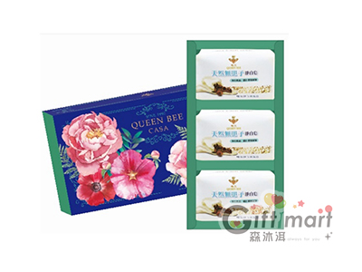 蜂王天然無患子淨白皂禮盒
