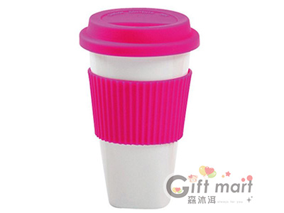 方腳單層隨手杯(含杯套)
