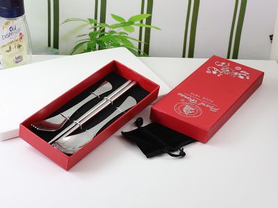 高級魚尾餐具組三件組禮盒