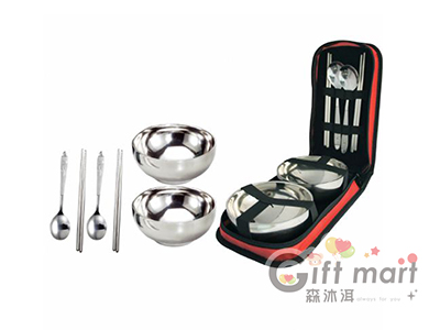 輕便戶外餐具雙人組