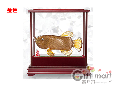 櫥窗藝品-鯉躍龍門(紅色/金色)