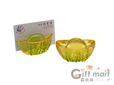 節節高升元寶水琉璃名片座