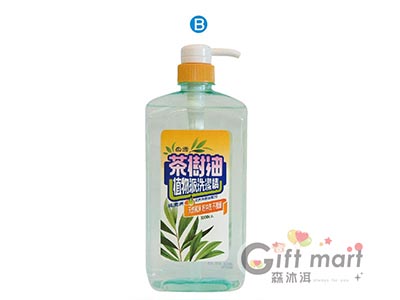 白雪茶樹油植物派洗潔精1000g(壓頭)