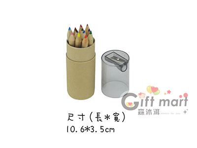 小桶裝12入色鉛筆