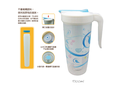 冰柱濾水壺-1300ml