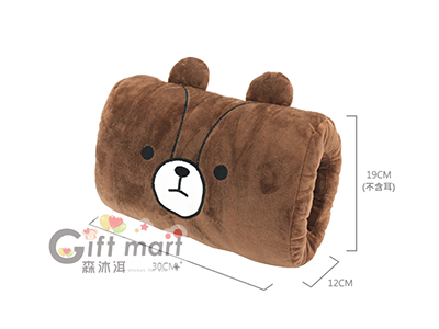 英國熊暖手抱枕