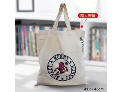 猴子綿布環保袋(6OZ)
