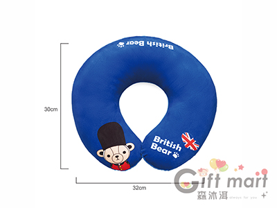 英國熊頸枕-英倫風