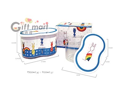 丹妮兔花生造型密封罐(2入)