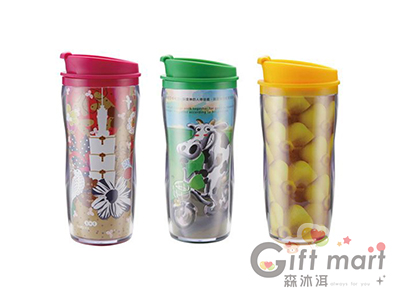 粉彩曲線隨手杯