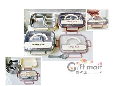 304不鏽鋼文青手提餐盒