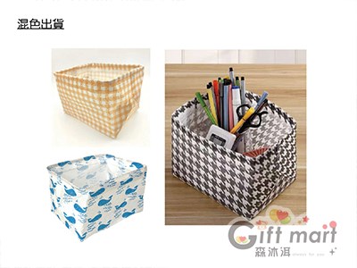 不織布方形收納籃-小
