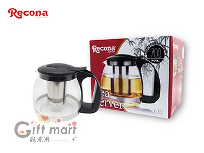 RECONA日式玻璃花茶壺_700ml