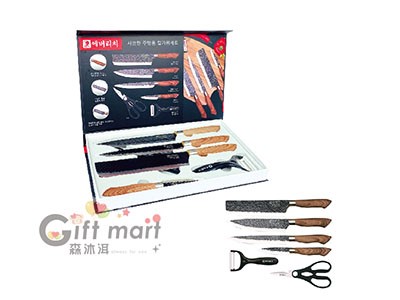 錘紋不鏽鋼六件組刀組