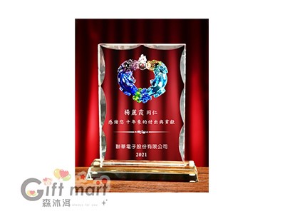 水晶獎牌