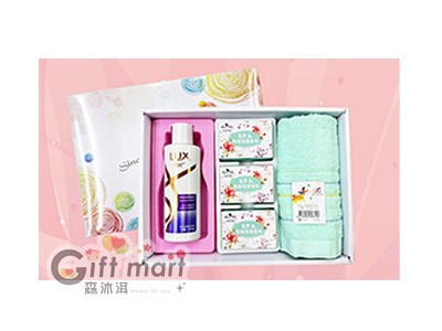 麗仕洗髮精200ml+SPA香皂禮盒+臺製毛巾(1洗髮3皂1毛巾)