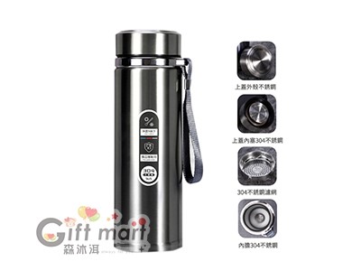 304不鏽鋼廣口真空保溫瓶900ml