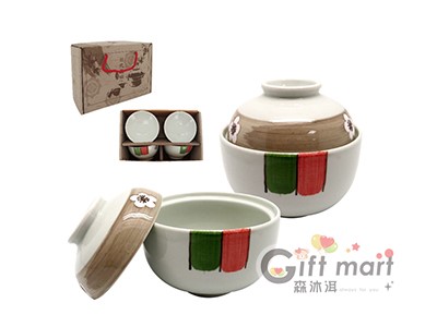 松村窯日式蓋碗2入禮盒