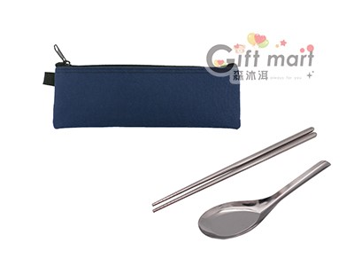 21cm提耳隨身餐具包二件組