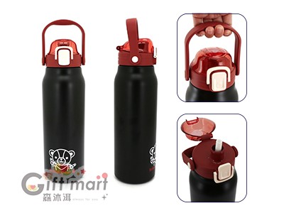 英國熊真空提把運動瓶-1700ml